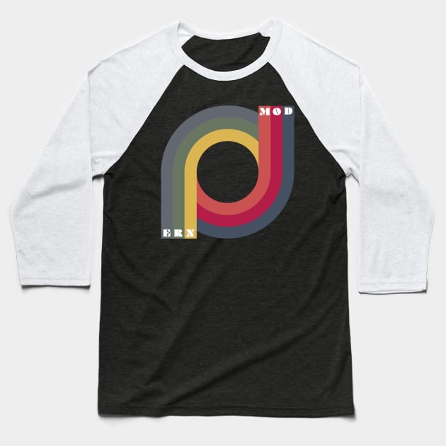 Modernist Soul Baseball T-Shirt by modernistdesign